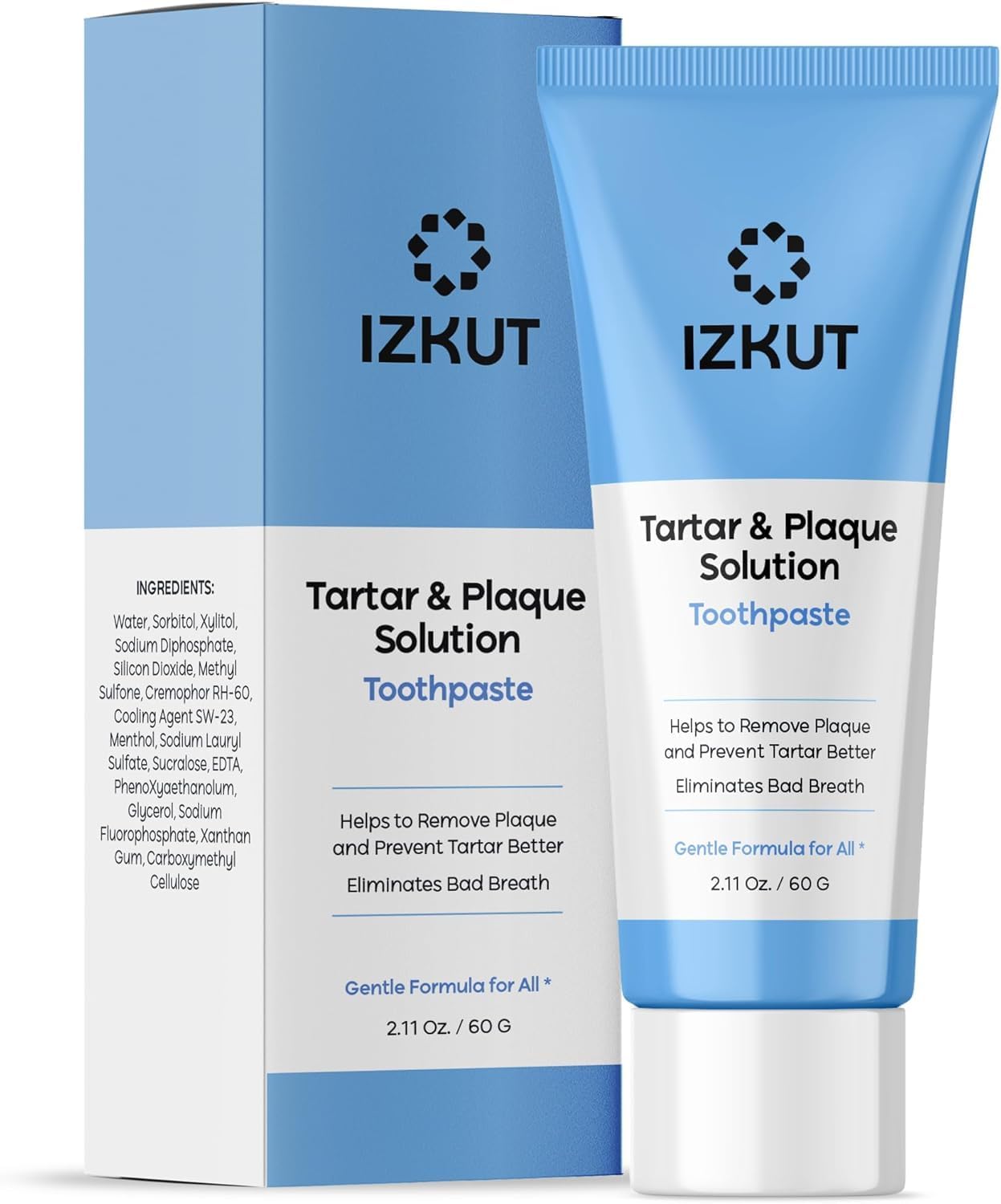 IZKUT Tartar & Plaque Solution Toothpaste